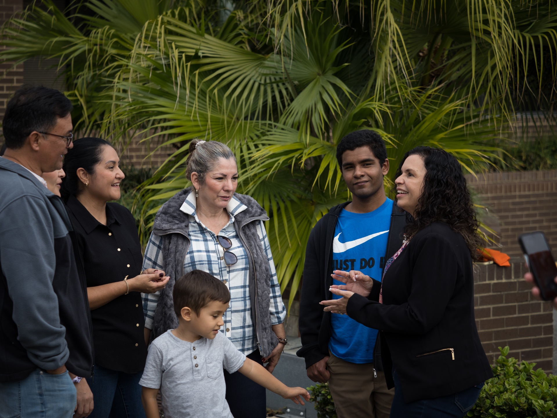 Marthaly with Orange County neighbors