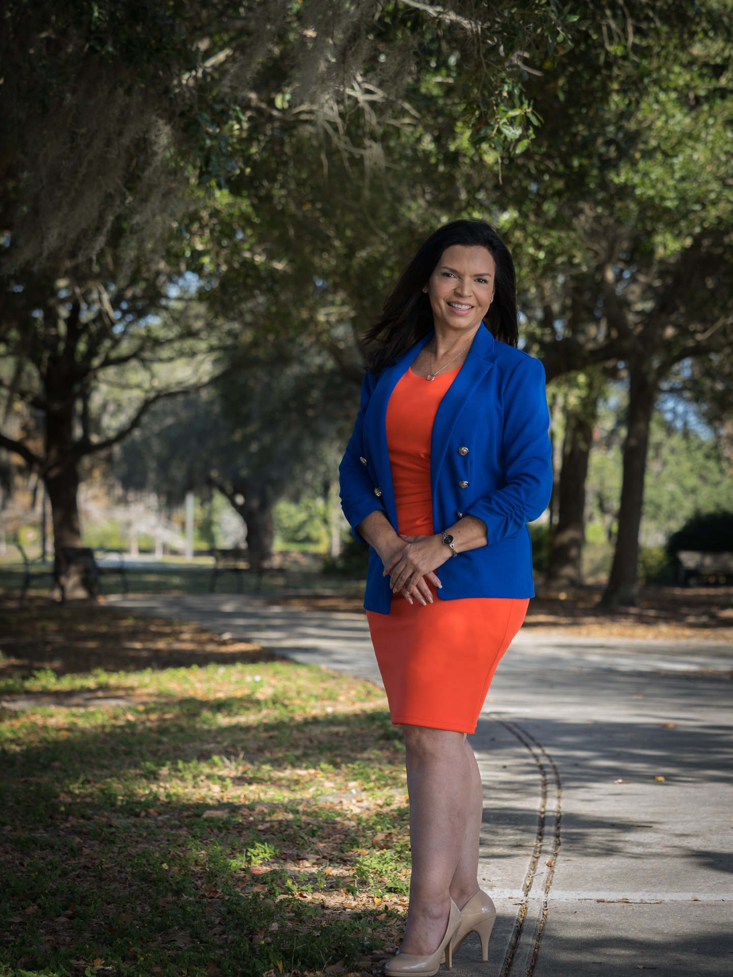 Marthaly in an Orange County park
